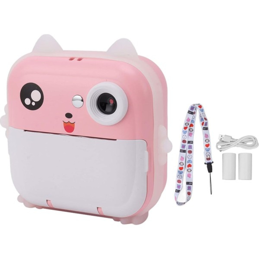 AteşTech Şipşak Fotoğraf Makinesi Çocuk Dijital Fotoğraf Makinesi + 3 Rulo - Pembe Dijital Fotoğraf Makineleri Fiyatı