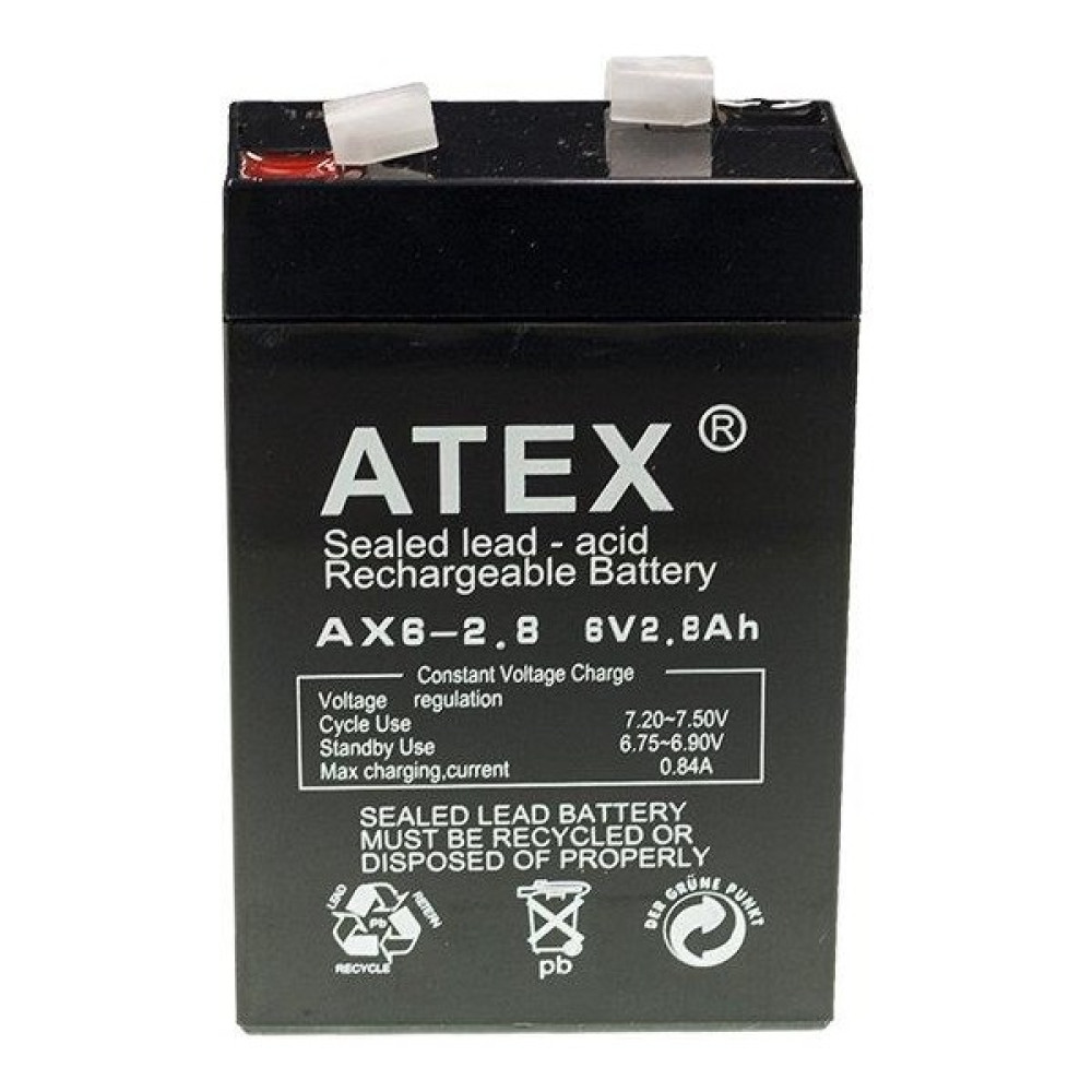 Atex 6V 4AH Akü Akü Fiyatı