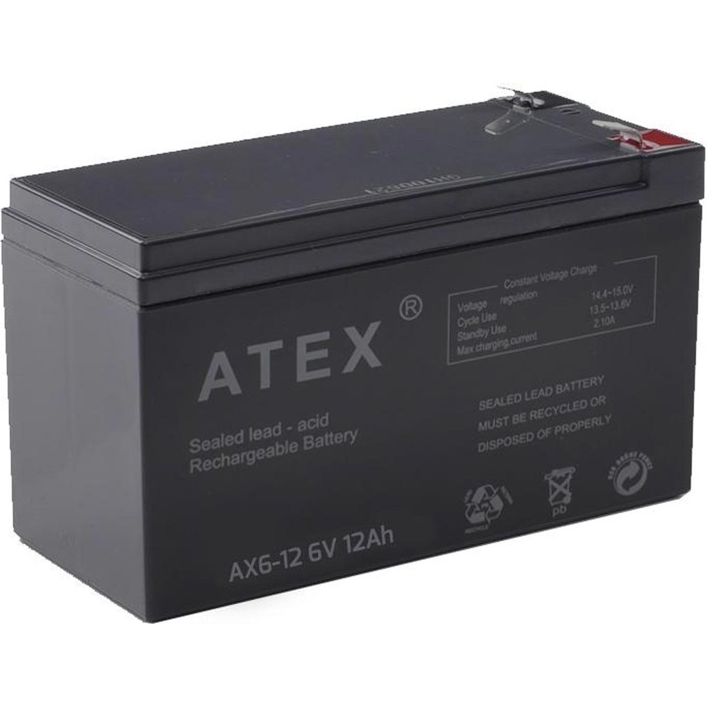 Atex Akü 6V 12A (15X9X5CM) Atex Diğer Fiyatı