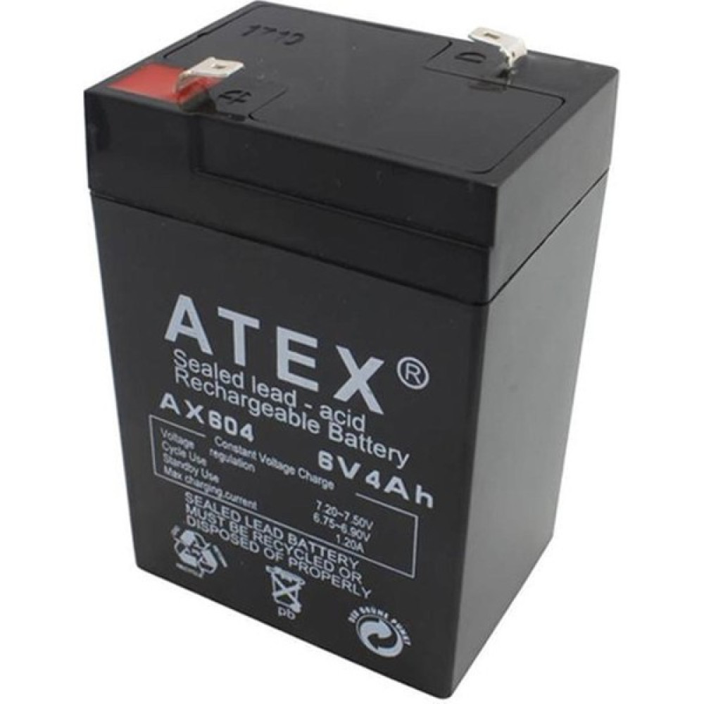 Atex Akü 6V 4A (10X7X4.5CM) Atex Akü Fiyatı
