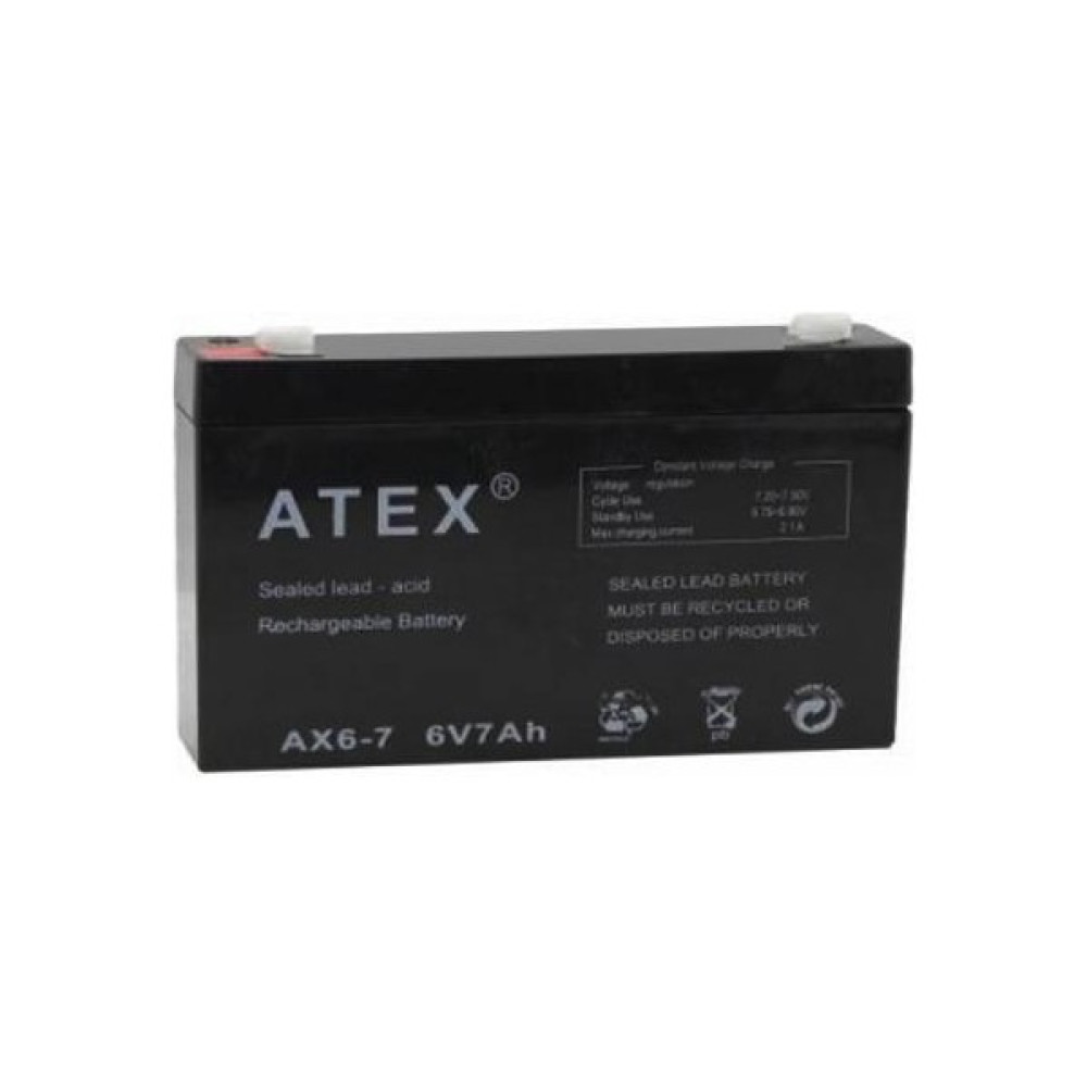 Atex Akü 6V 7A (15X9X3.3CM) Atex Kesintisiz Güç Kaynakları (UPS) Fiyatı