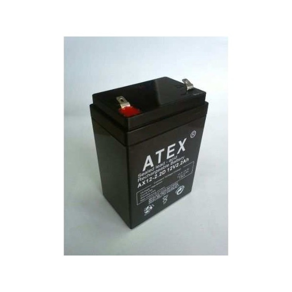 Atex AX-12V 2.2AH Dik Bakımsız Kuru Akü Akü Şarj Edici Fiyatı