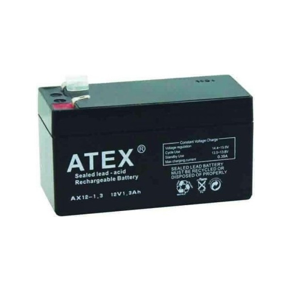Atex AX12 12 Volt 1.3 Amper Kuru Akü Kesintisiz Güç Kaynakları (UPS) Fiyatı