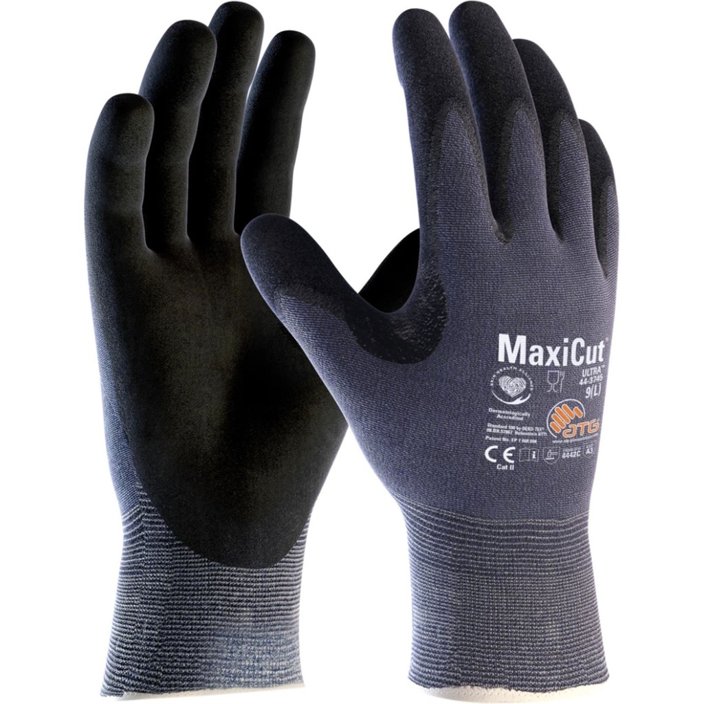 Atg Maxicut® Ultra™ 44-3745 Yüksek Kesilme Dirençli En Ince Iş Eldiveni Takım No:9 - Siyah - 9 Diğer Fiyatı