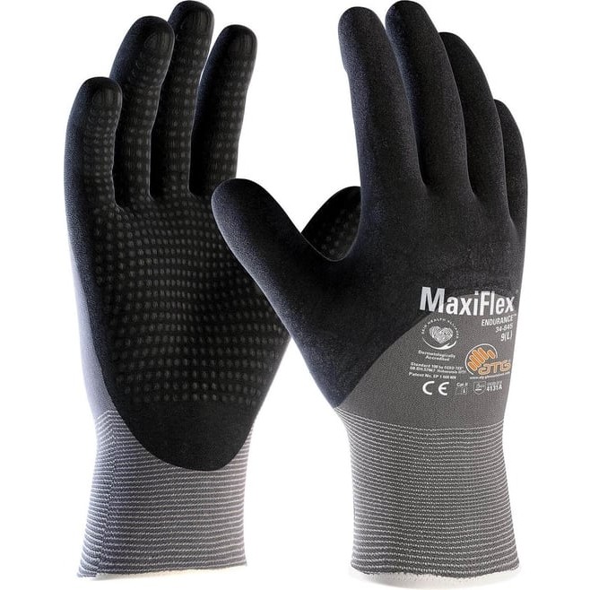 Atg Maxiflex® Endurance™ 34-845 Dotlu Mekanik Iş Eldiveni Takımı No:8 - Siyah - 8 Diğer Fiyatı