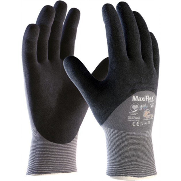 Atg Maxiflex Ultimate AD-APT-42-875 Iş Eldiveni - Mavi - Siyah - 9 Diğer Fiyatı