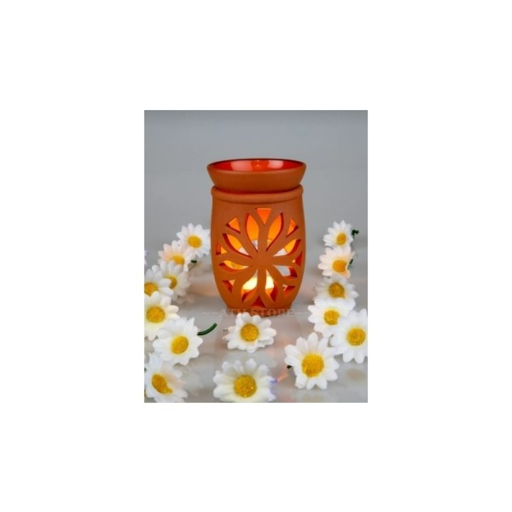 Ath Store Athstore Çömlek Tütsülük, Buhurdanlık, Hava Nemlendirici (Lotus Motifi) - Renkli Şamdan Fiyatı