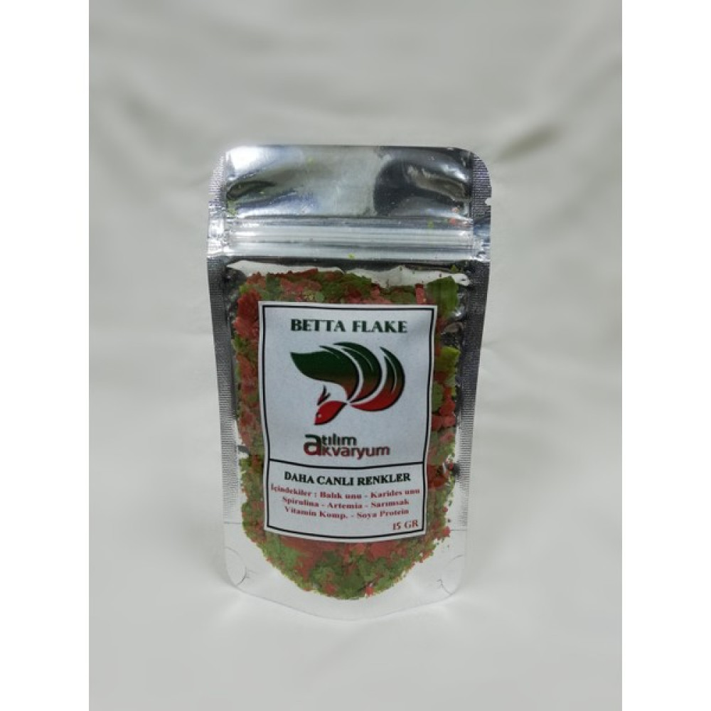 Atılım Akvaryum Betta Flakes Pul Yem Betta Balığı Yemi Daha Canlı Renkler - 15 Gram Evcil Hayvan Ürünleri Fiyatı