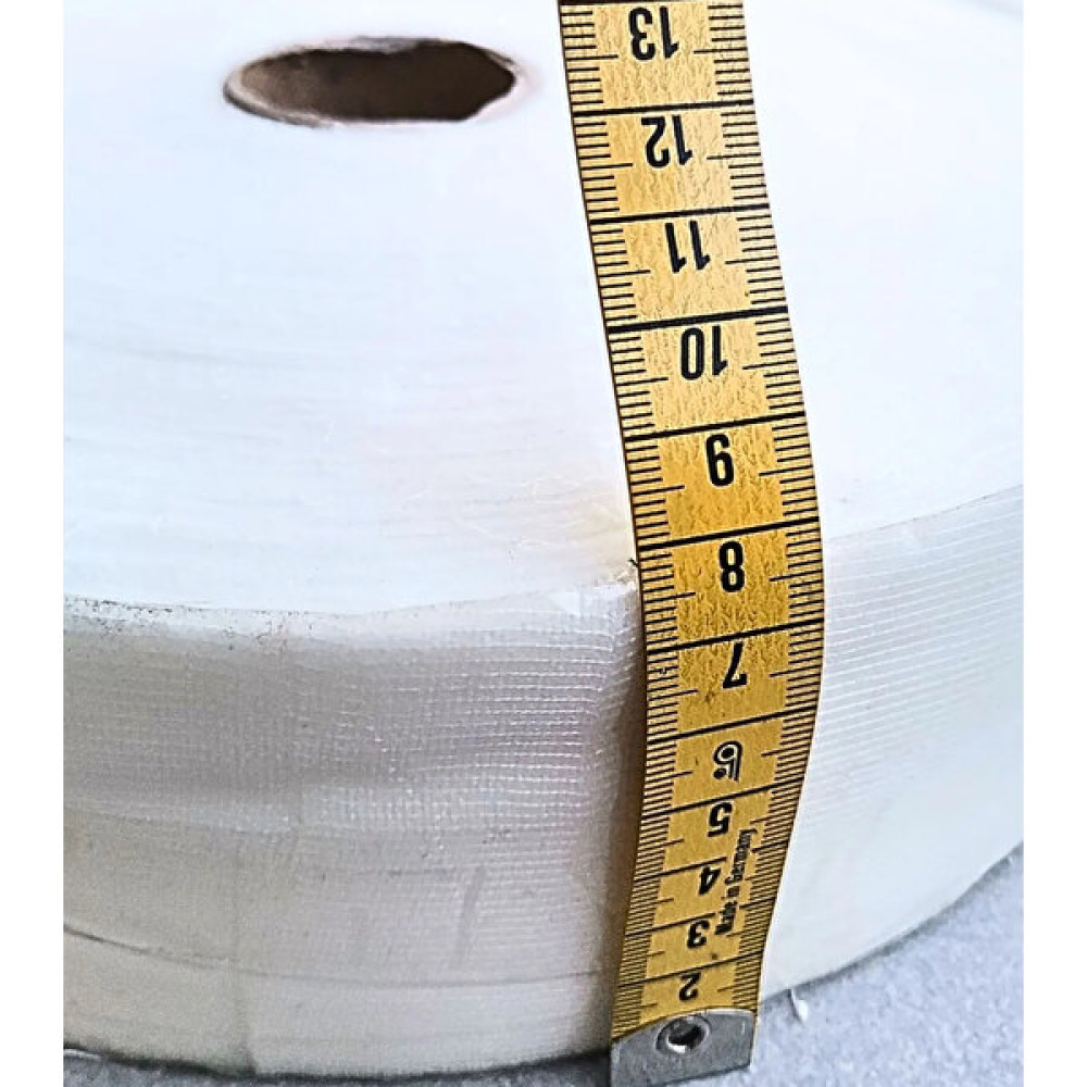 Atilla Tekstil Yapışkan Şekerli Jarse Bez Tela - 8 cm - 100 Metrelik Top - Kanaviçe Petek - 10000 cm - Beyaz - Renkli - 10 cm Kumaşlar Fiyatı