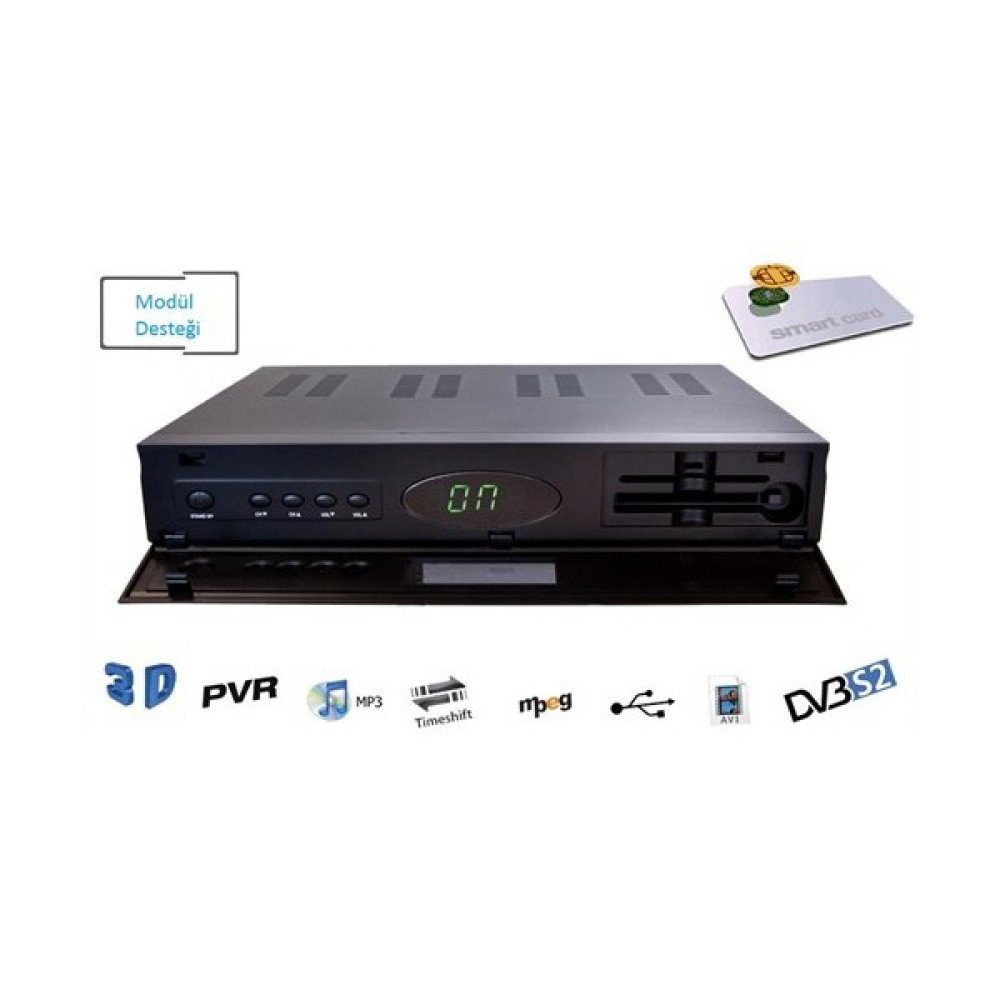 Atlanta Shine HDBOX Modül Girişli Full HD Uydu Alıcı Uydu Alıcıları Fiyatı