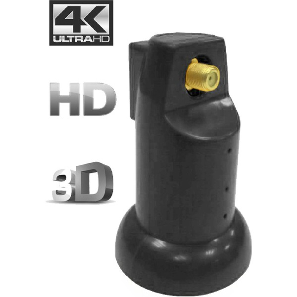 Atlanta Ultra Single Tekli Tek Çıkışlı 4K Full HD LNB (Gold Konnektör/1 Uydu Alıcıda Kullanım) LNB ler Fiyatı