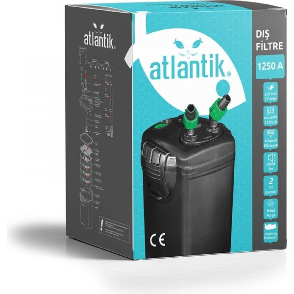 Atlantik 1250A Akvaryum Dış Filtre Evcil Hayvan Ürünleri Fiyatı