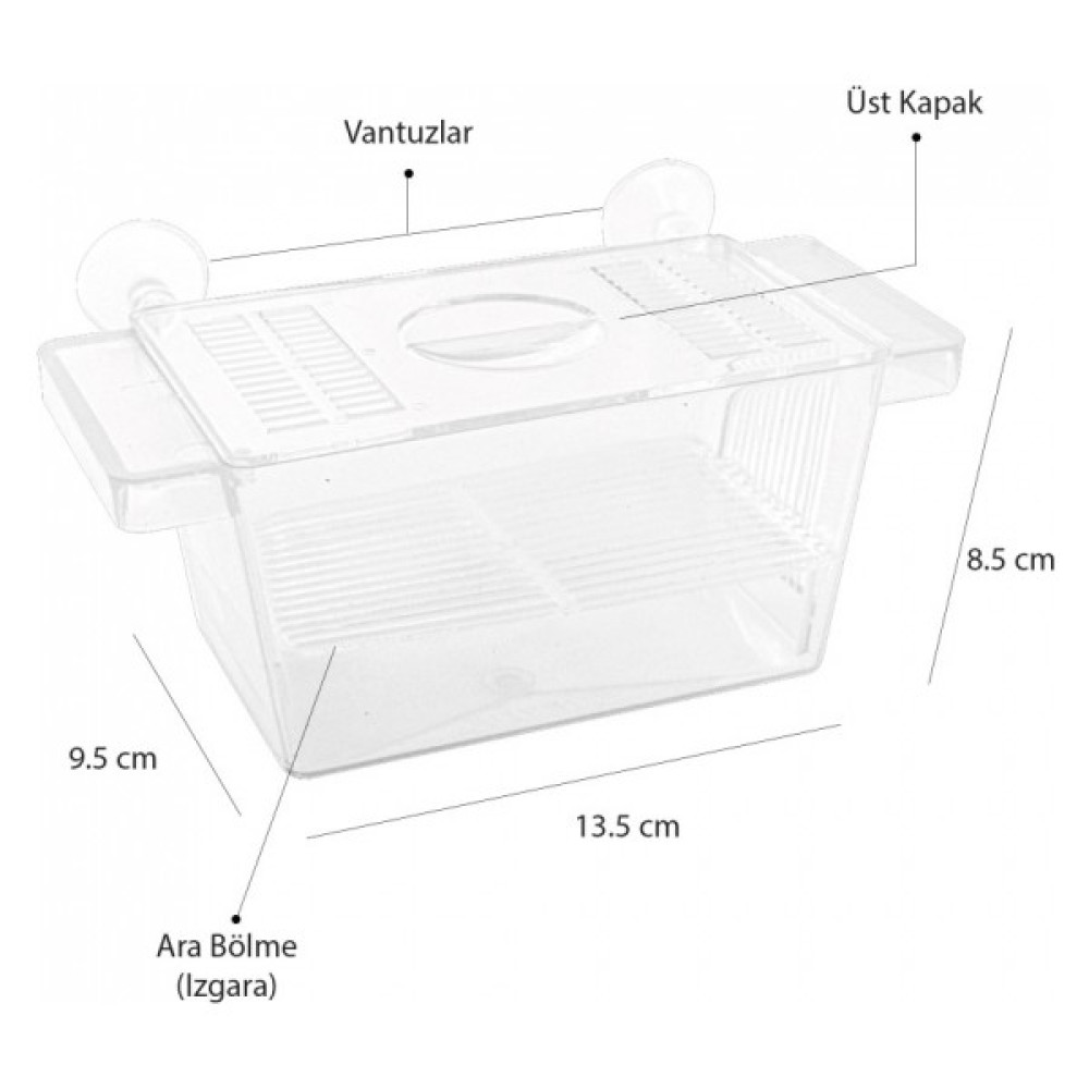 Atlantik Tekli Kristal Balık Yavruluk 13,5 cm x 8,5 cm Evcil Hayvan Ürünleri Fiyatı