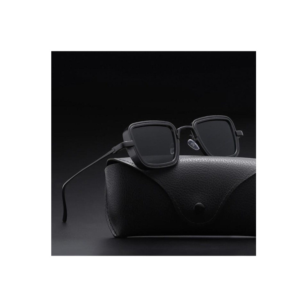Atlas Accessory Unisex Siyah Metal Kare Güneş Gözlüğü Güneş Gözlükleri Fiyatı
