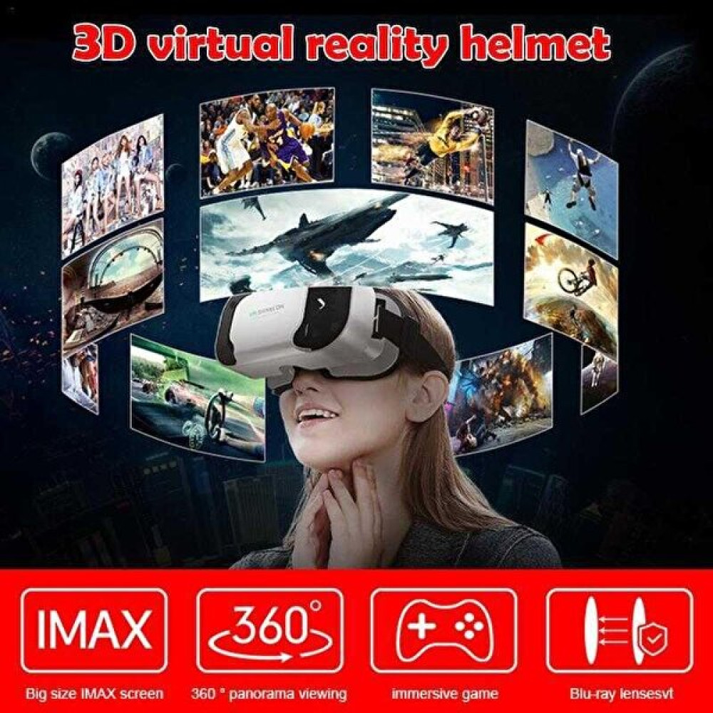 Atlas E-Ticaret Atlas Vr Box G05 Beyaz Gözlük Sanal Gerçeklik Gözlüğü Fiyatı