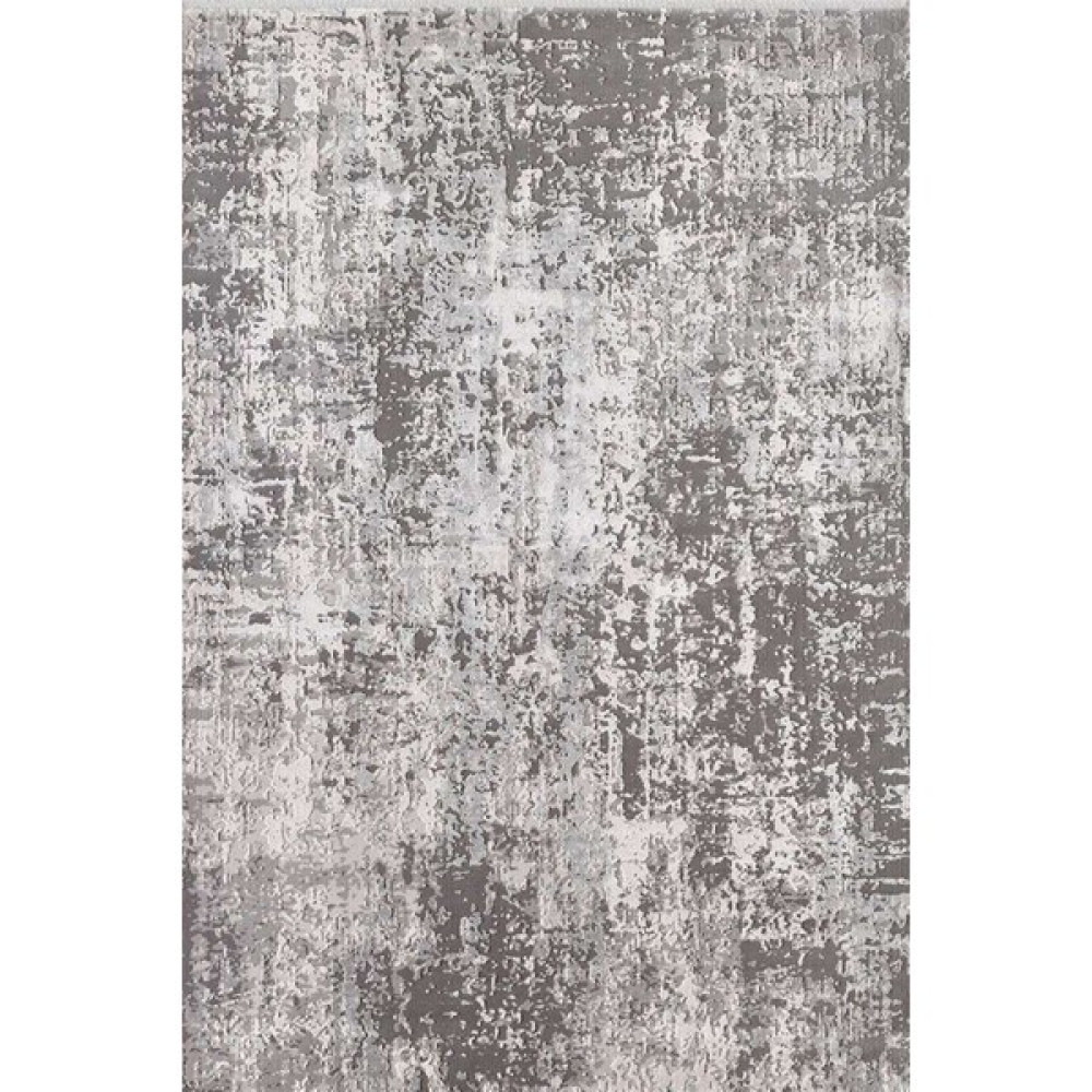 Atlas Halı Motto TT01C Gri Akrilik Dikdörtgen Saçaklı Oda Halısı - Renkli - 160 x 230 cm Salon Halısı Fiyatı