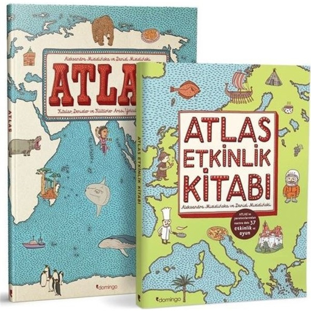 Atlas Set (2 Kitap Takım) - Aleksandra Mizielinska Bilim & Teknik Fiyatı