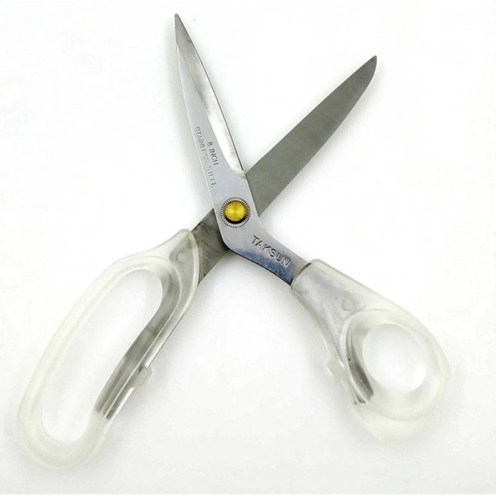 Atmaca Tuhafiye Şeffaf Saplı Çelik Terzi Makası 21 Cm/8" Terzi Makası - Kumaş Makası Oto Boyaları Fiyatı