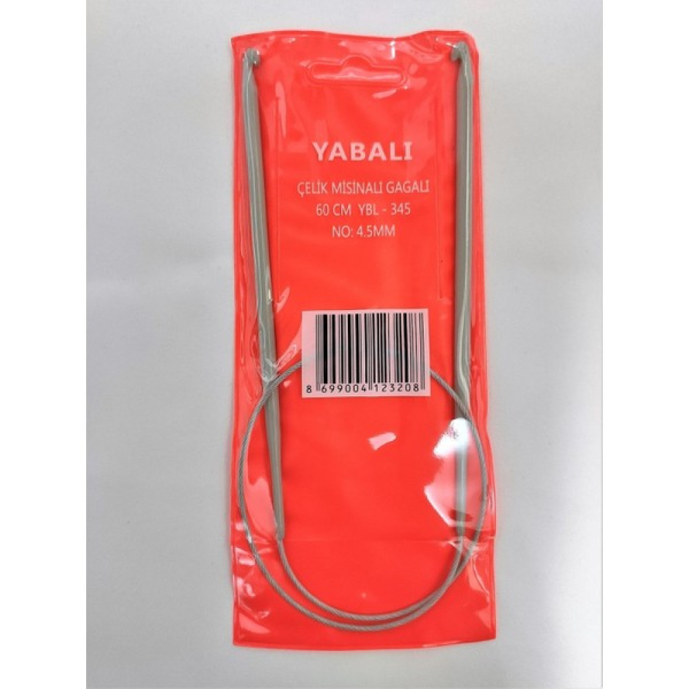 Atmaca Tuhafiye Yabalı Iki Ucu Gagalı Şiş 60 Cm 4,5 Mm Çelik Misinalı Oto Boyaları Fiyatı