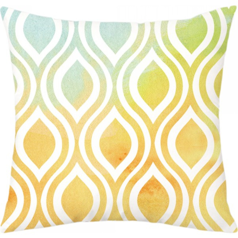 Atmak Yastık Kılıfları Geometrik Kare Minder Örtüsü Degrade Ombre Kısa Peluş Yastık Kanepe Kanepe Yatak Odası Araba Için Kapakları 18X18 Inç 2 Adet... Yastık Kılıfı Fiyatı