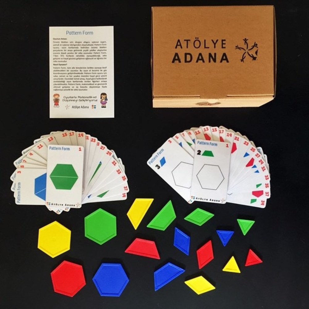 Atölye Adana Pattern Form - Matematik Akıl Zeka Mantık Oyunu - Mavi Eğitici Oyuncak Fiyatı