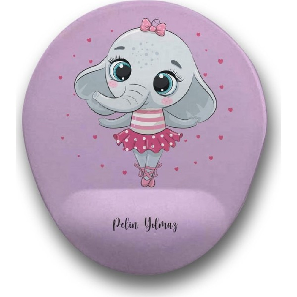 Atölye Çizgi Balerin Cute Fil Kişiye Özel Mouse Pad Mouse Pad Fiyatı