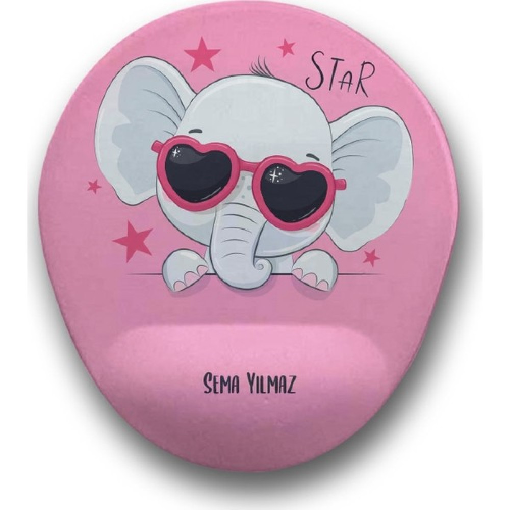 Atölye Çizgi Star Elephant Fil Kişiye Özel Mouse Pad Mouse Pad Fiyatı