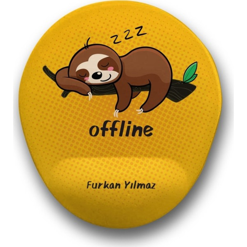 Atölye Çizgi Tembel Hayvan Offline Kişiye Özel Mouse Pad Mouse Pad Fiyatı