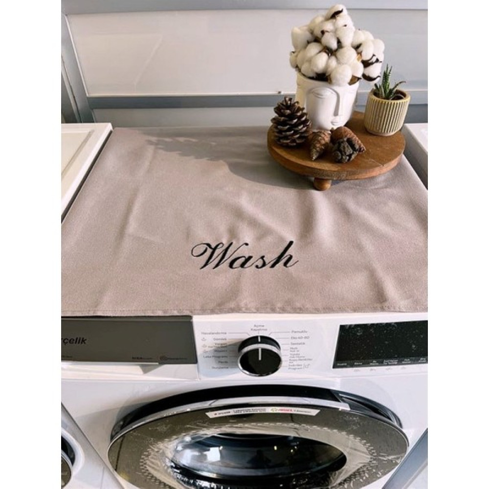 Atölye No 35 Gri Wash Çamaşır Kurutma Makinesi Örtüsü Ev & Dekorasyon Aksesuarları Fiyatı