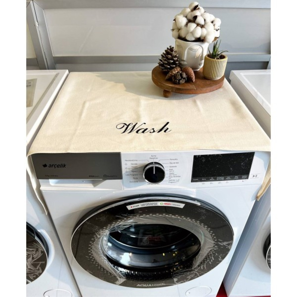 Atölye No 35 Krem Wash Çamaşır Kurutma Makinesi Örtüsü Ev & Dekorasyon Aksesuarları Fiyatı
