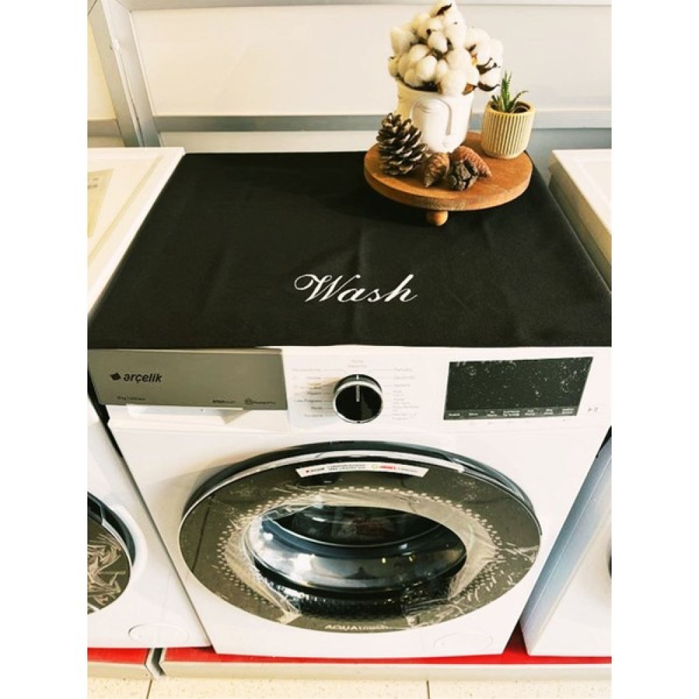 Atölye No 35 Siyah Wash Çamaşır Kurutma Makinesi Örtüsü Ev & Dekorasyon Aksesuarları Fiyatı