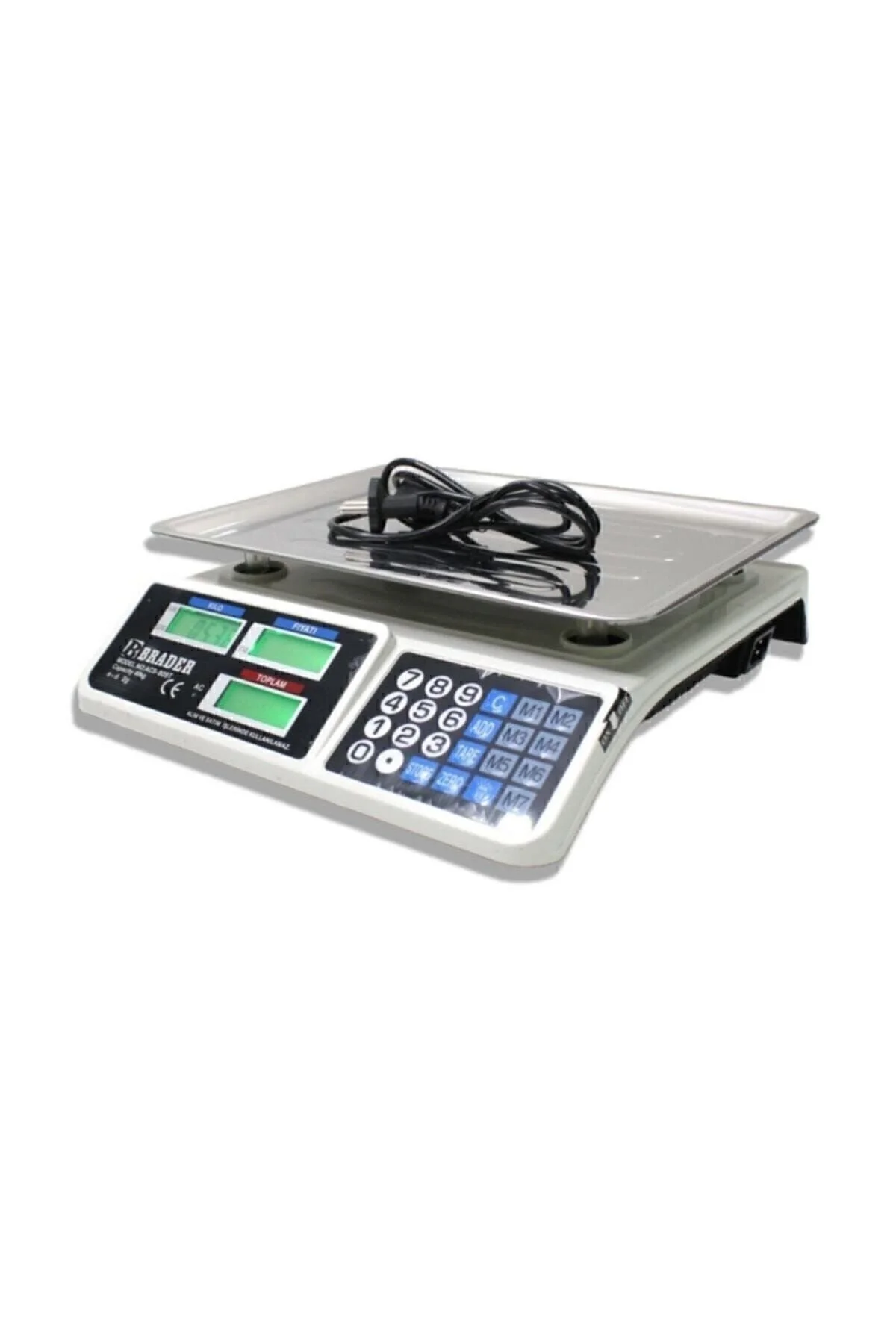 Atom Brader Elektronik Terazi Market Manav Terazi 40 Kg" Yazarkasa Fiyatı