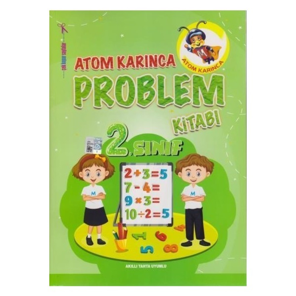 Atom Karınca 2. Sınıf Problemler Kitabı-Yeni - Ahmet Çelikkol Matematik Fiyatı
