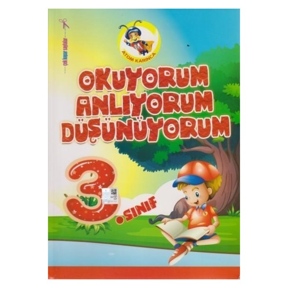 Atom Karınca 3. Sınıf Okuyorum Anlıyorum Düşünüyorum-Yeni Tüm Dersler Fiyatı