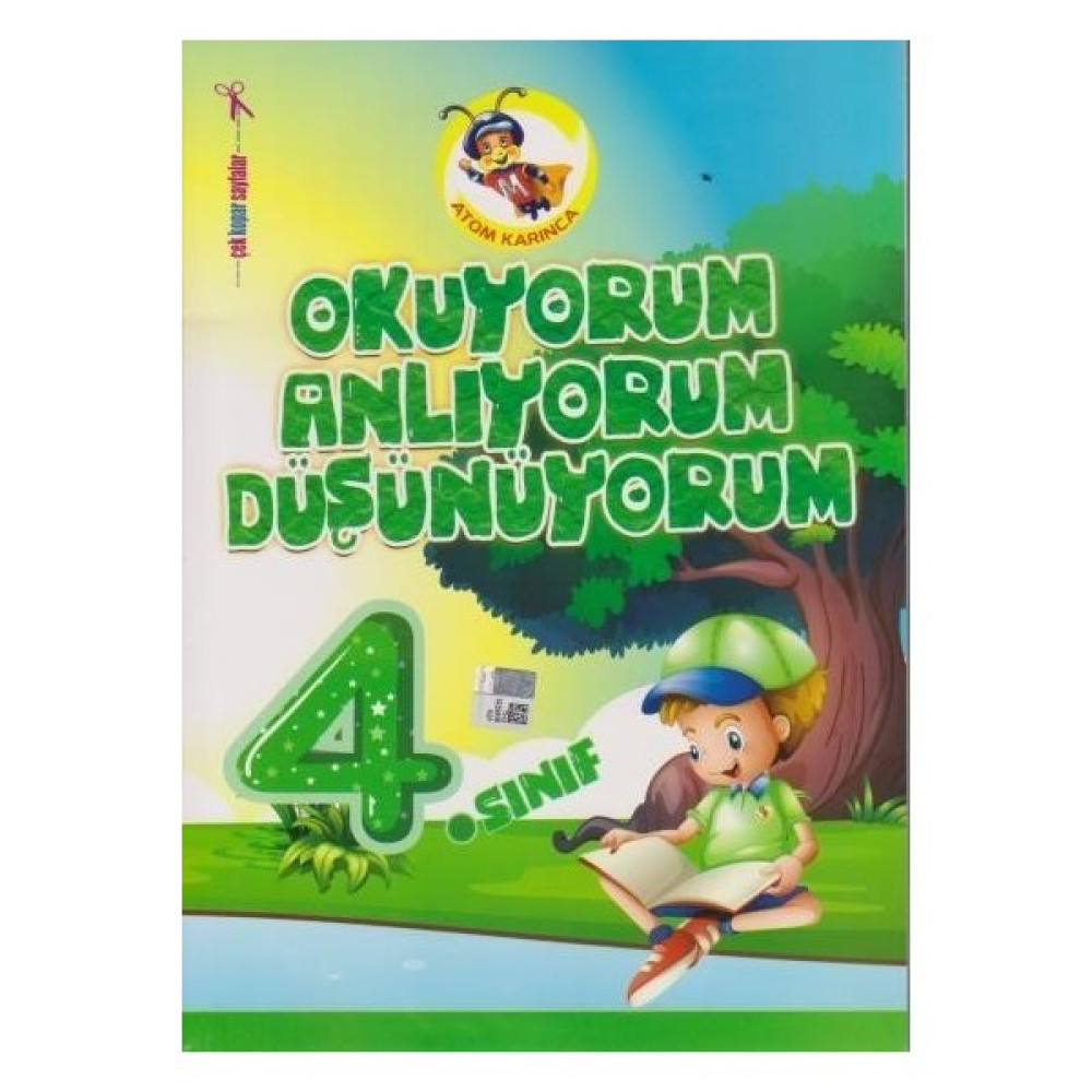 Atom Karınca 4. Sınıf Okuyorum Anlıyorum Düşünüyorum-Yeni - Ali Aydoğan Tüm Dersler Fiyatı