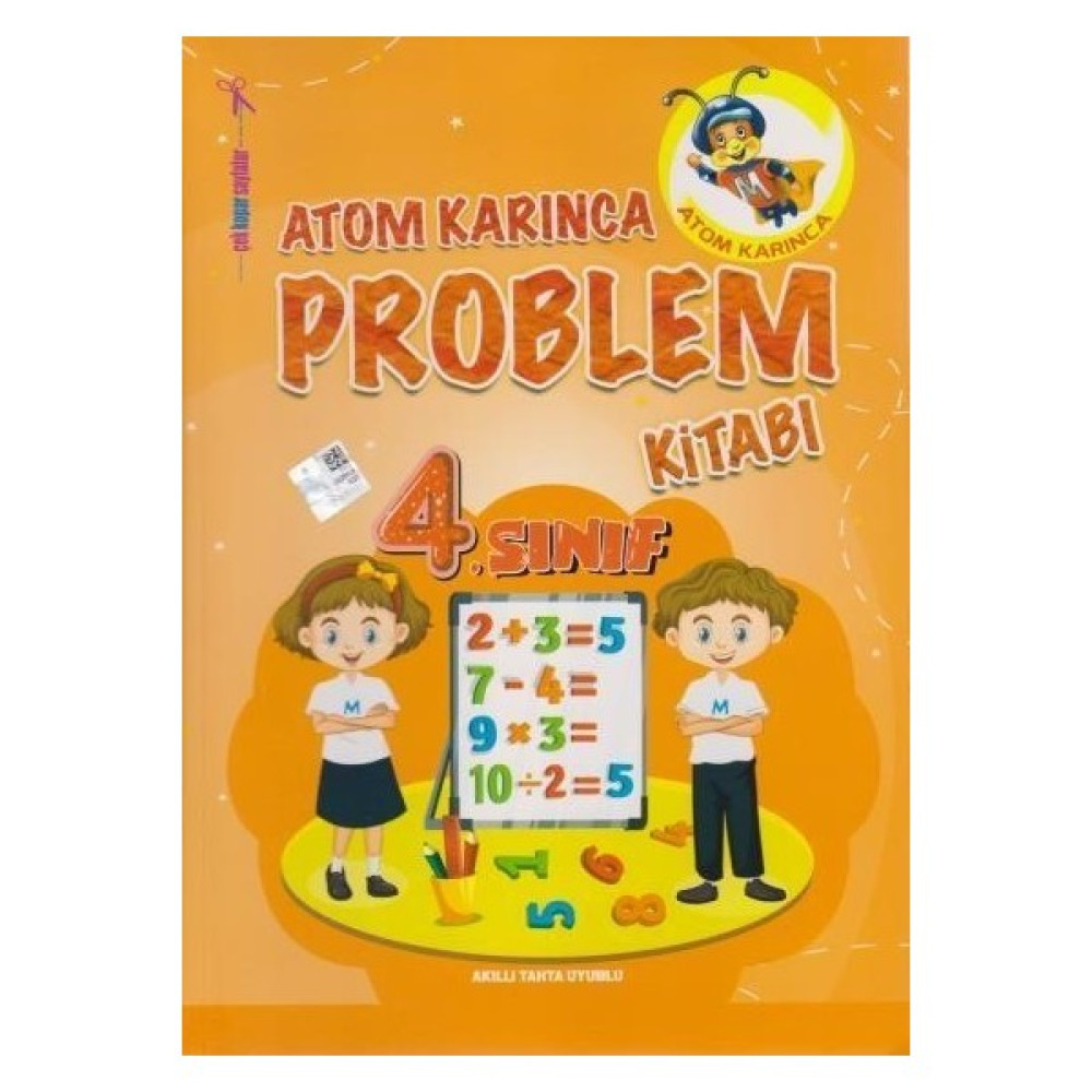 Atom Karınca 4. Sınıf Problemler Kitabı-Yeni - Ahmet Çelikkol Matematik Fiyatı