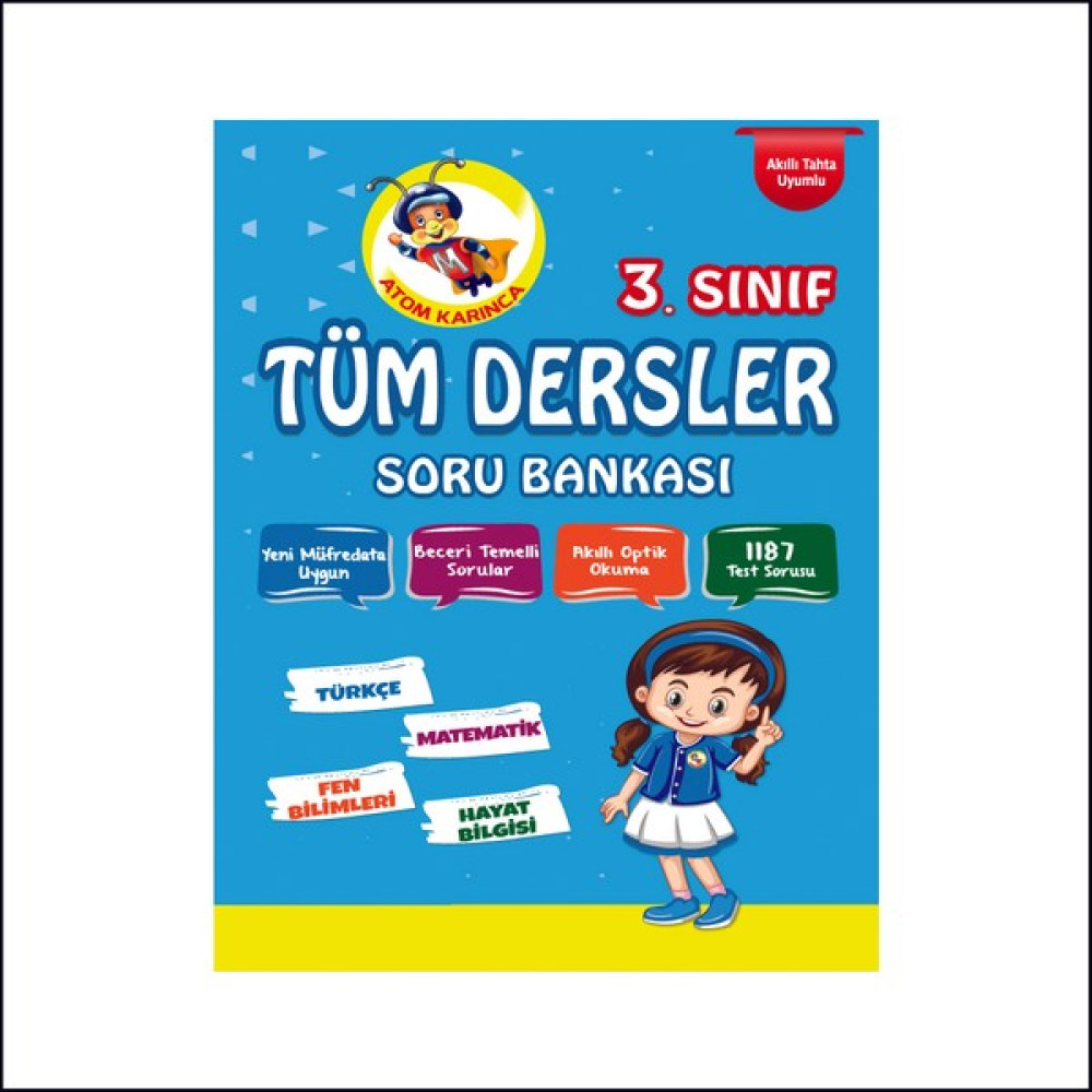 Atom Karınca Yayınları 3. Sınıf Tüm Dersler S B Kaynak Kitapları Fiyatı