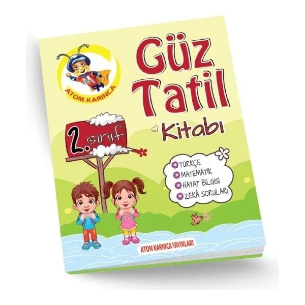 Atom Karınca Yayınları Orka Çocuk Yayınları Atom Karınca 2.sınıf Güz Tatil Kitabı Kaynak Kitapları Fiyatı
