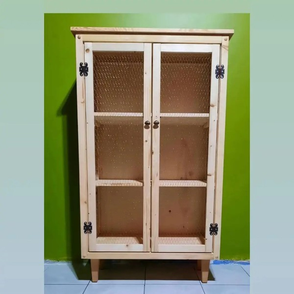 Atöyle Bendione Masifpan Nostaljik Tel Vitrin Dolap Gardrop & Dolap Fiyatı