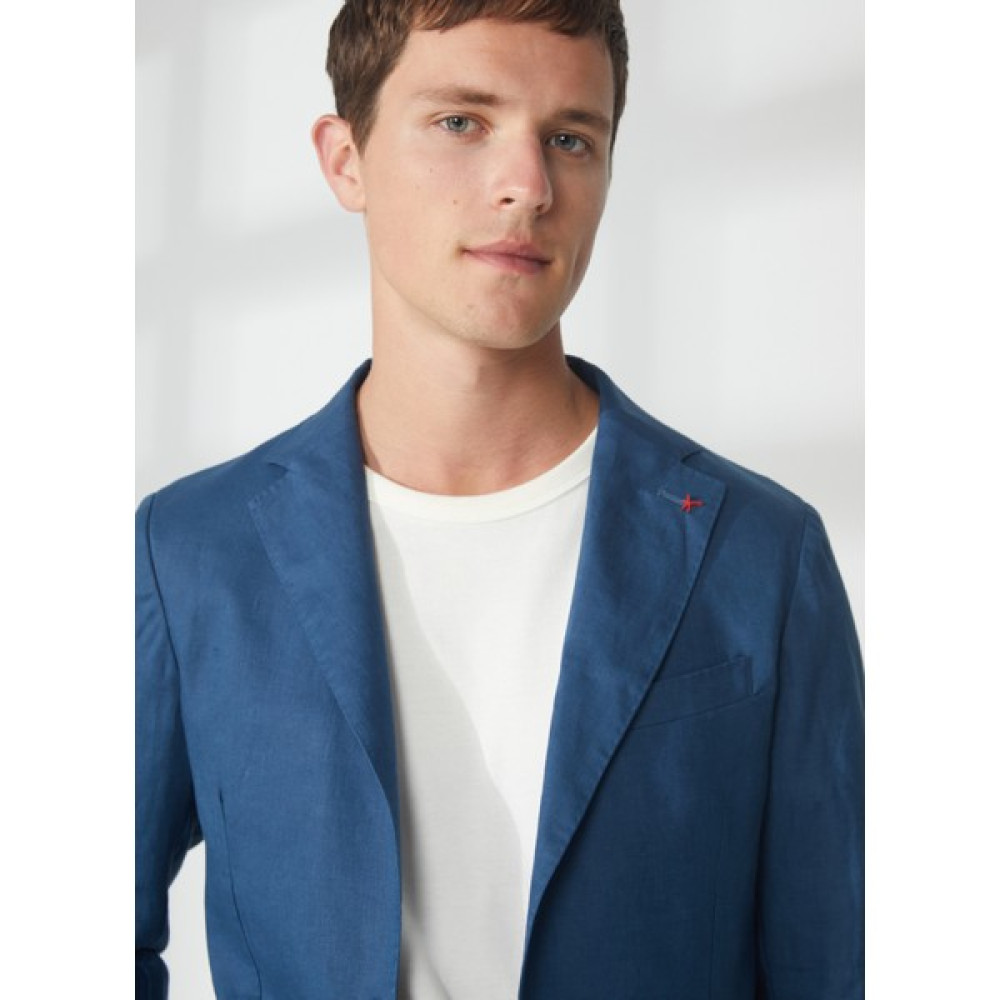 At.p.co Mavi Erkek Uzun Cepli Slim Fit Yazlık Ceket A262ALAN60TP946- Erkek Ceket Fiyatı