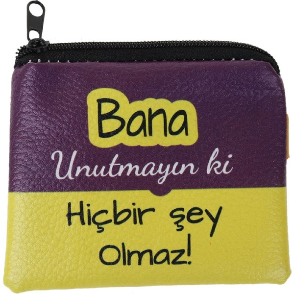Attach Bana Unutmayın Ki Tasarım Süet Bozuk Para Cüzdanı Bayan Cüzdan Fiyatı