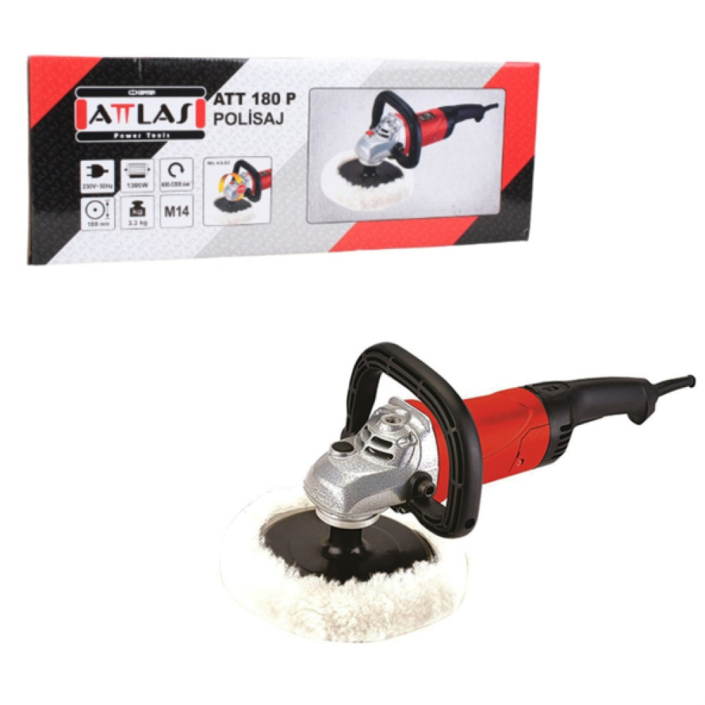 Attlas Att 180 P Polisaj Makinesi - A0106021 1300W Cila / Polisaj Makinesi Fiyatı
