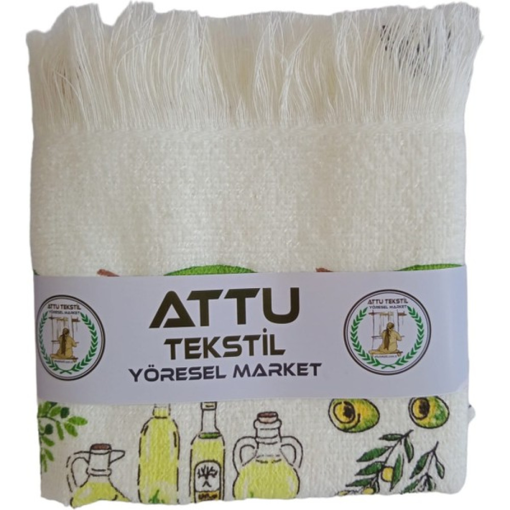 Attu Tekstil Yöresel Market Mutfak Havlusu-Kurulama Bezi - Beyaz - 1 Adet Mutfak Tekstili Fiyatı