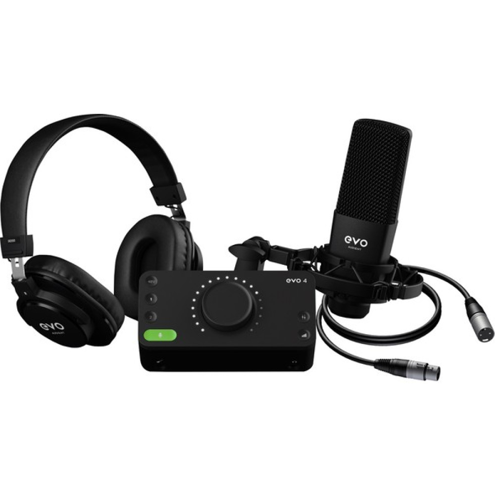 Audient Evo By Start Recording Bundle Yüksek Kalite Usb-C Ses Kartı + Kondenser Mikrofon + Stüdyo Kulaklığı + Shockmouth + Mikrofon Kablosu ile Bir... Stüdyo ve Sahne Ekipmanları Fiyatı
