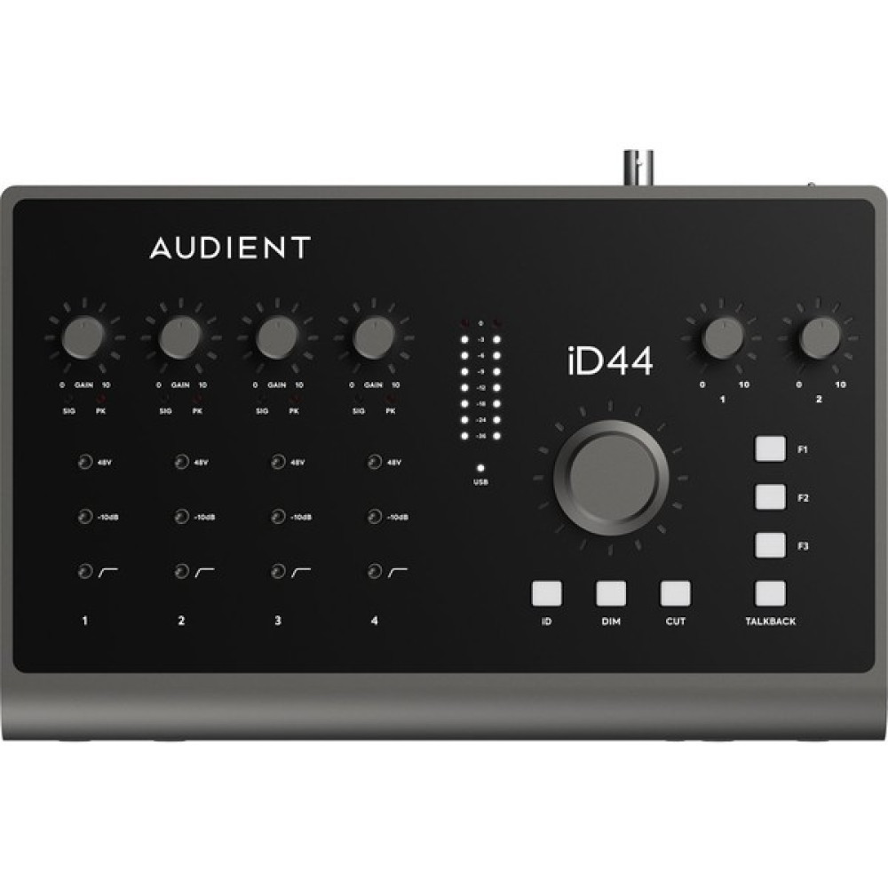 Audient ID44 Mkıı | Yüksek Kalite Usb-C Ses Kartı (Pc/mac/ios Uyumlu) - Siyah Stüdyo ve Sahne Ekipmanları Fiyatı