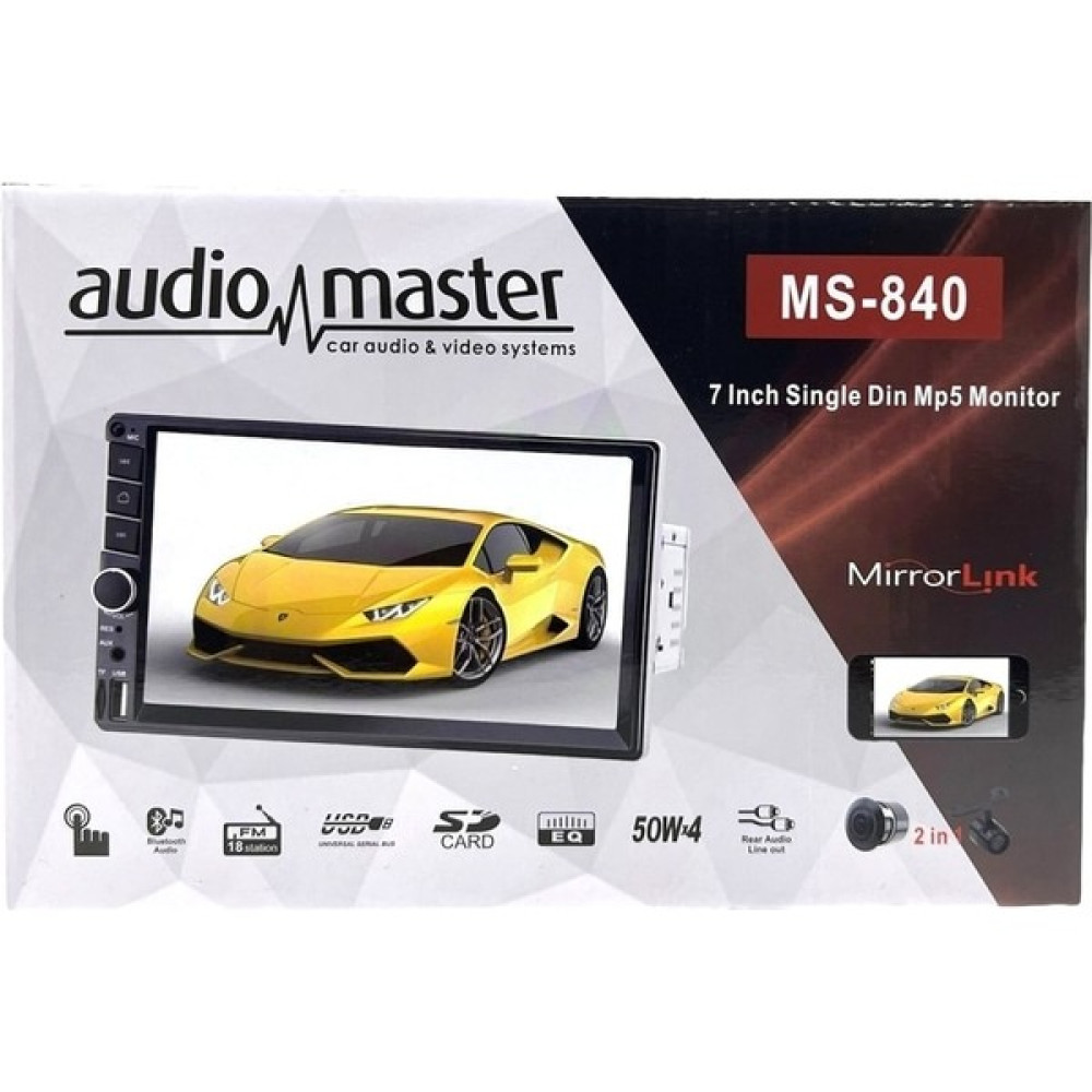Audio Master Audiomaster MS-840 Tek Dın Kasalı Double Teyp Oto Teypleri Fiyatı
