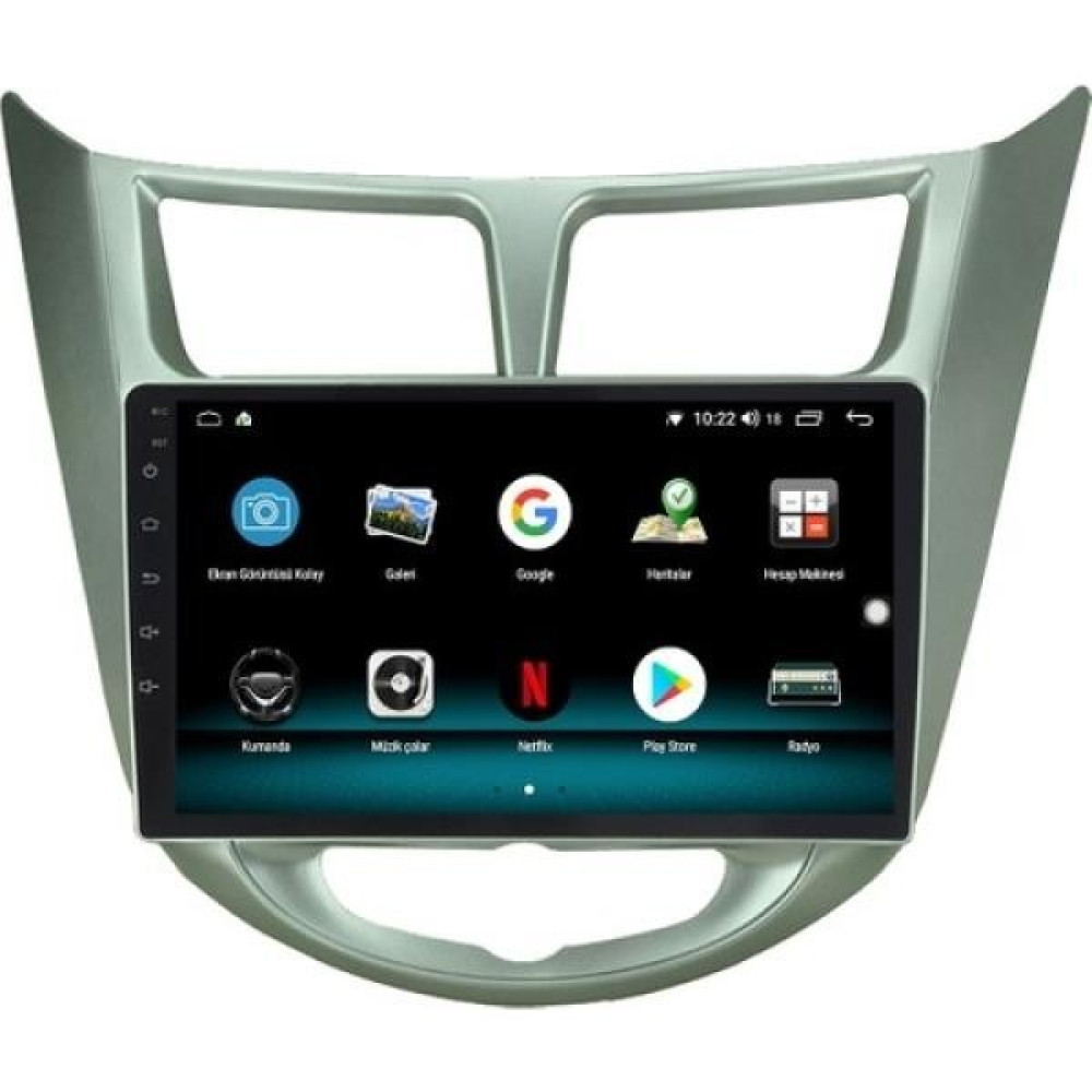 Audio Station Hyundai Accent Blue 9 Inç Android Navigasyon ve Multimedya Sistemi 2011-2018 Oto Görüntü Sistemleri Fiyatı