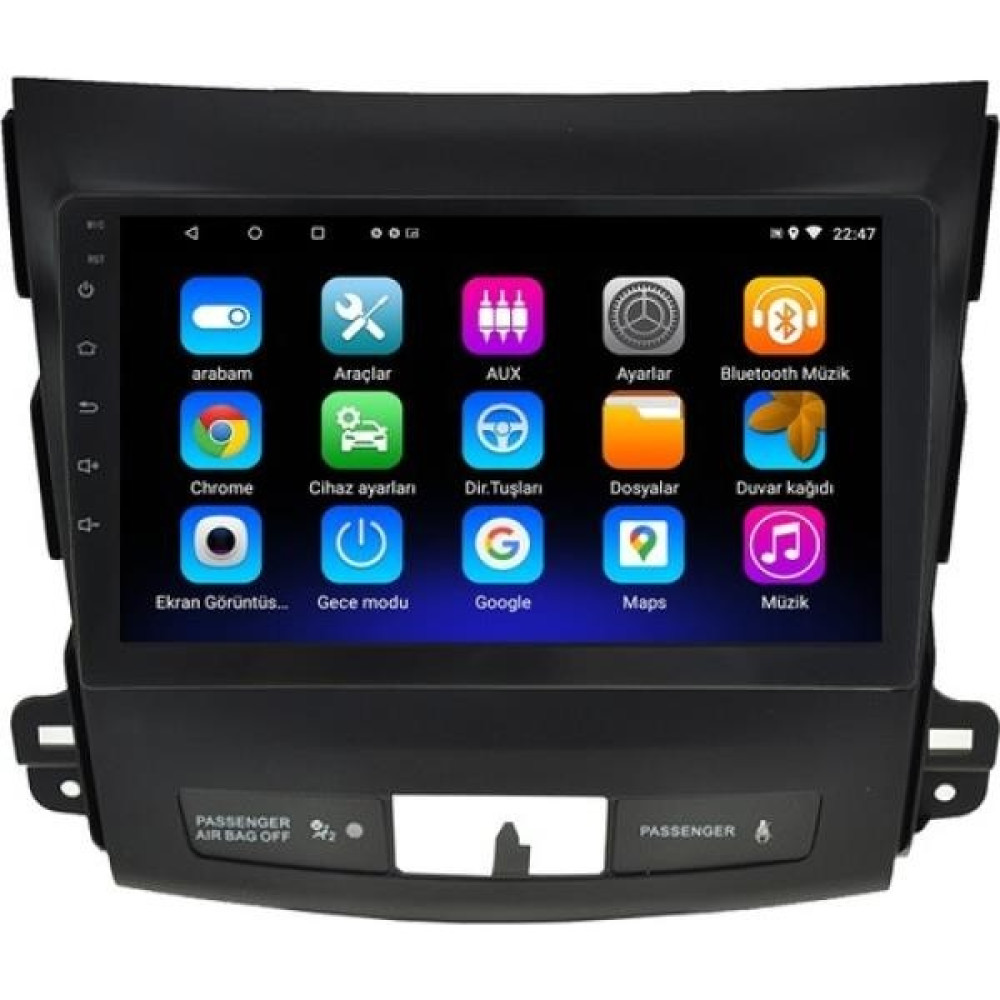 Audio Station Mitsubishi Outlander 9 Inç Android Navigasyon ve Multimedya Sistemi 2008-2012 Oto Boyaları Fiyatı