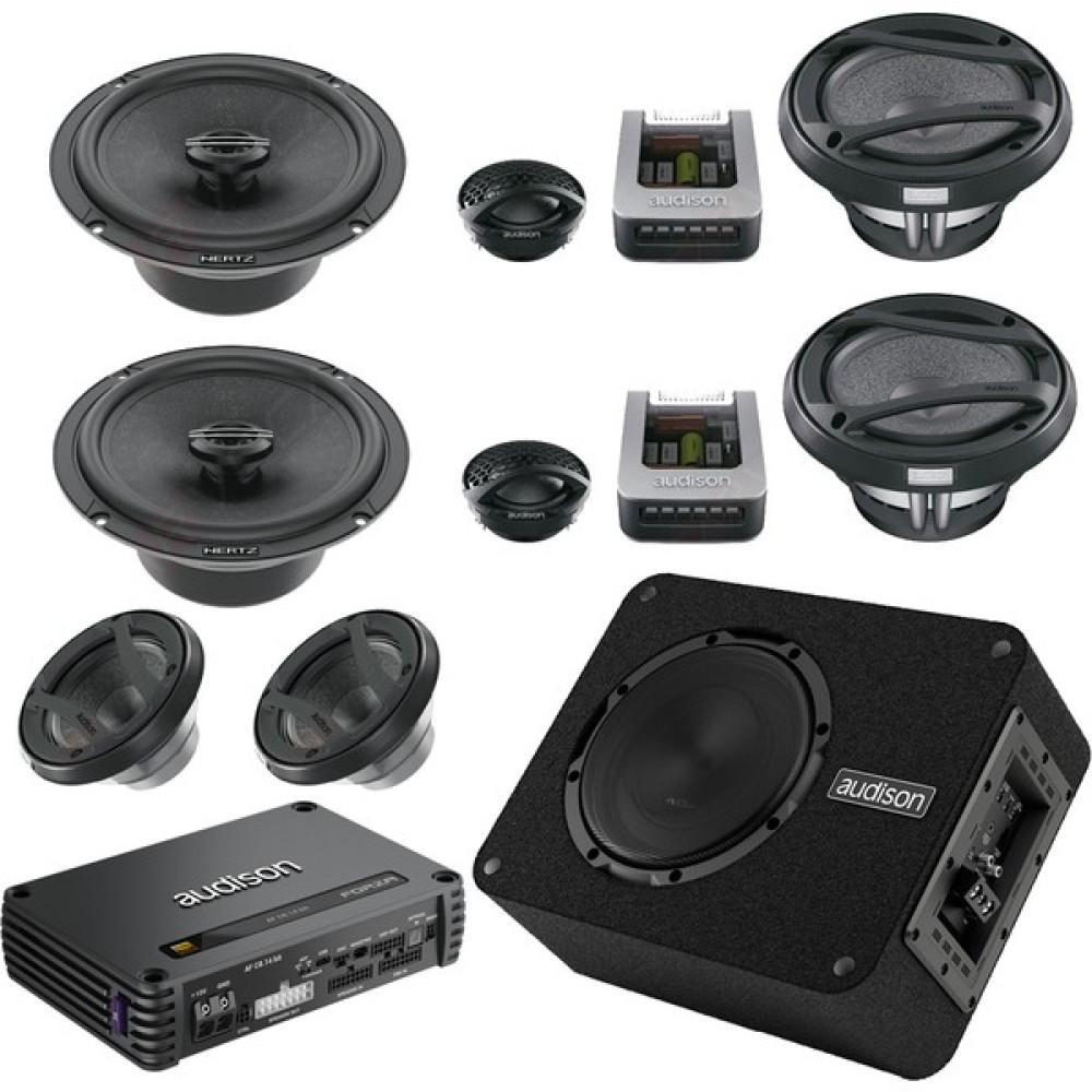 Audison Volkswagen cc Paket Ses Sistemi Oto Hoparlörleri & SubWoofer Fiyatı