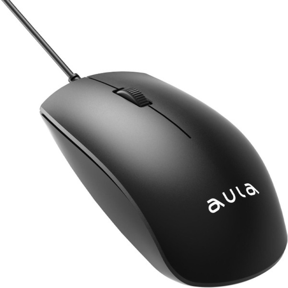 Aula AM100 1200 Dpı USB Kablolu Optik Mouse - Siyah Klavye - Mouse Fiyatı